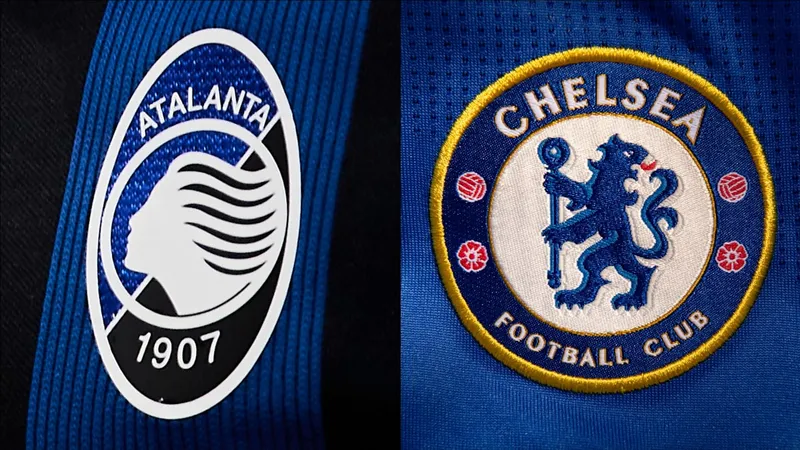 Hậu vệ của Atalanta dũng cảm chặn đứng cú sút mạnh của tiền đạo Chelsea
