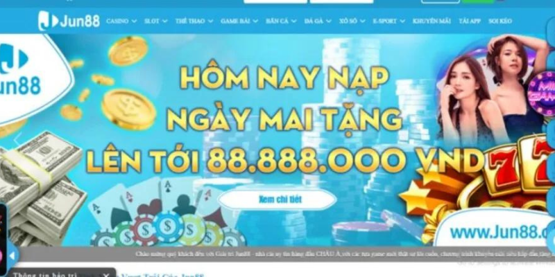 Tại sao link vào Jun88 Casino bị chặn? 5 chien thuat choi ba tay jun88 3