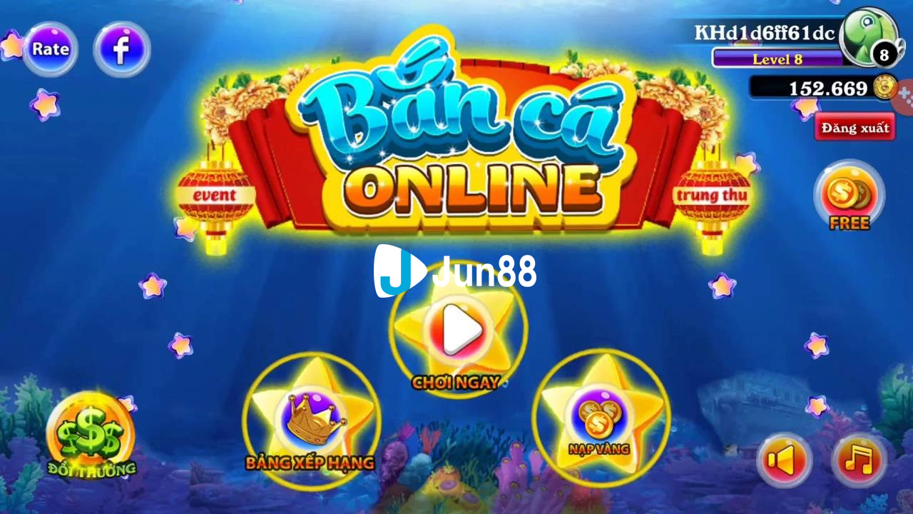 Hướng dẫn cách chơi Bắn cá đổi thưởng Jun88 chiến thắng lớn Hướng dẫn cách chơi Bắn cá đổi thưởng Jun88 chiến thắng lớn